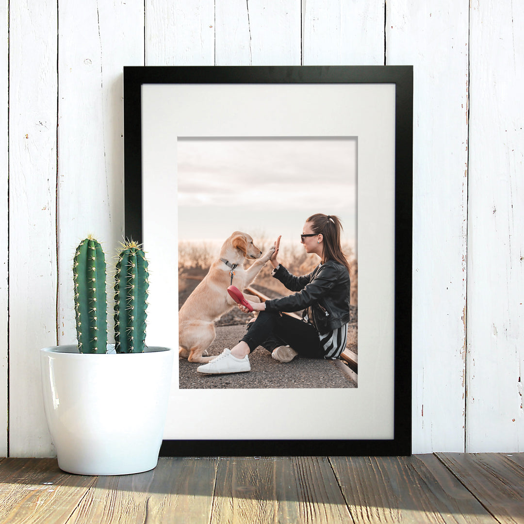 A3 Black Timber Poster Frame