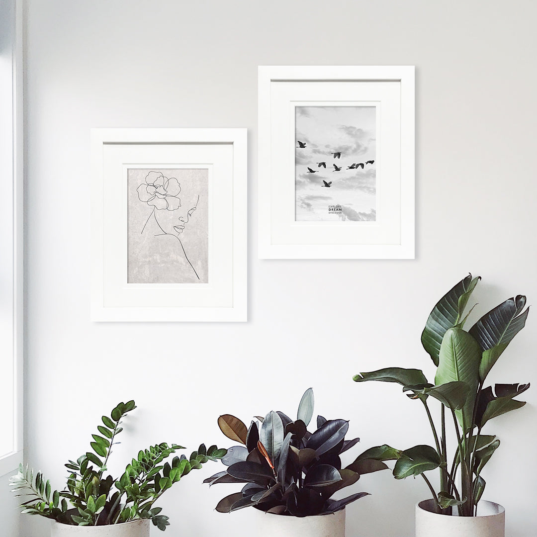 16x24" White Timber Poster Frame