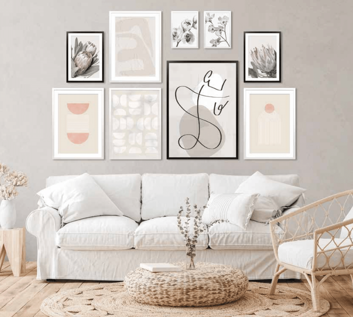 12x16” white timber frame with matboard to suit 8x12” photo