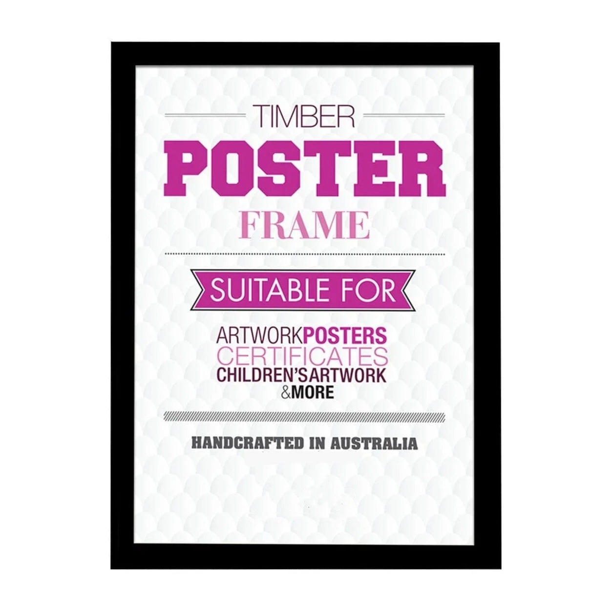 20x30" Black Timber Poster Frame