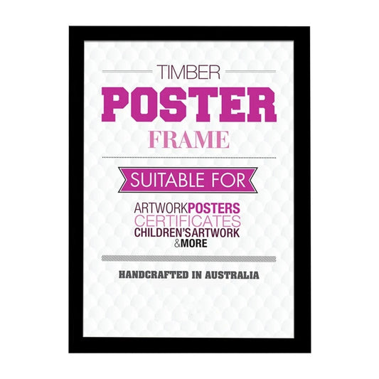 20x30" Black Timber Poster Frame