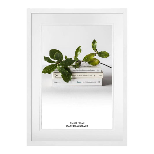 16x22” white timber frame with matboard to suit 12x18” photo
