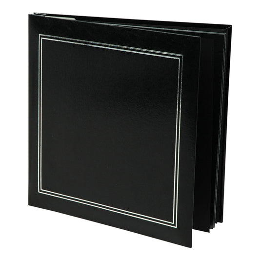 NCL Refillable Self-Adhesive Photo Album 'Economy Size' Black (275mm x 300mm)