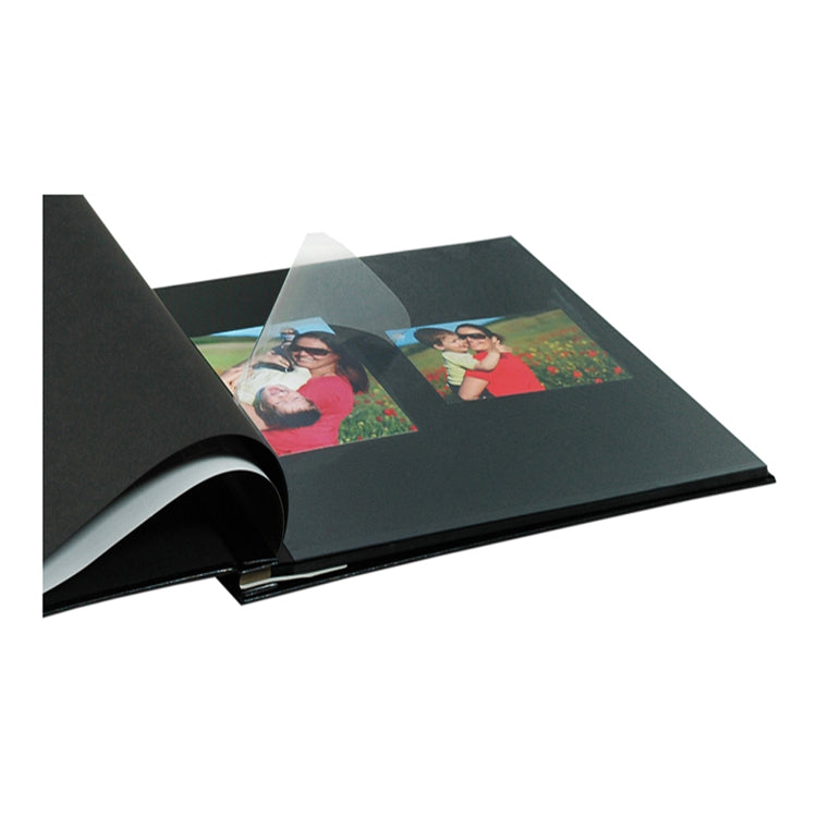 NCL Refillable Self-Adhesive Photo Album 'Economy Size' Black (275mm x 300mm)