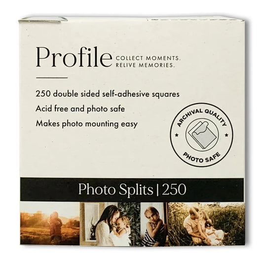 Photo Splits / Photo Tabs - Pack of 250 Splits